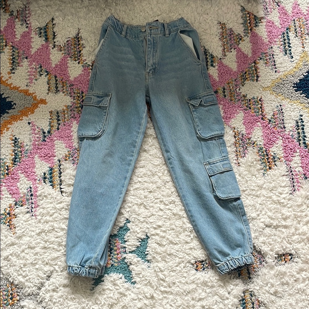 Forever 21 Blue Relaxed Fit Jeans